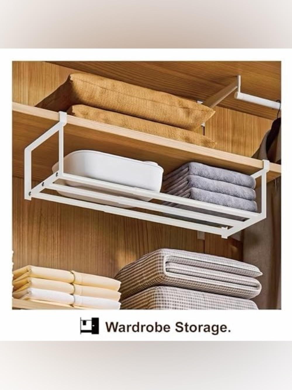 Expandable Shoe Rack Organizer - Adjustable Shoe Rack & Under Cabinet Shelf - Picture 8 of 11